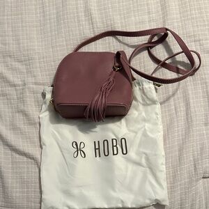 HOBO Mauve Crossbody Bag with Tassel